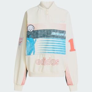 Adidas Cream Graphic Sweatshirt